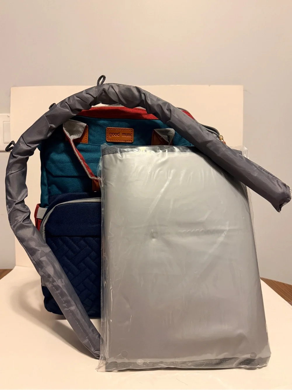 NWOT Jeryswet Good Mum Diaper Canvas Backpack